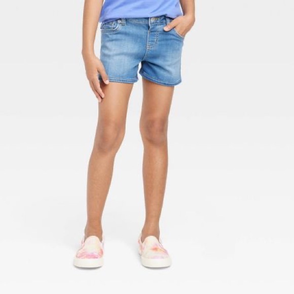 Girls' Jean Shorts - Cat & Jack™ - Picture 1 of 8